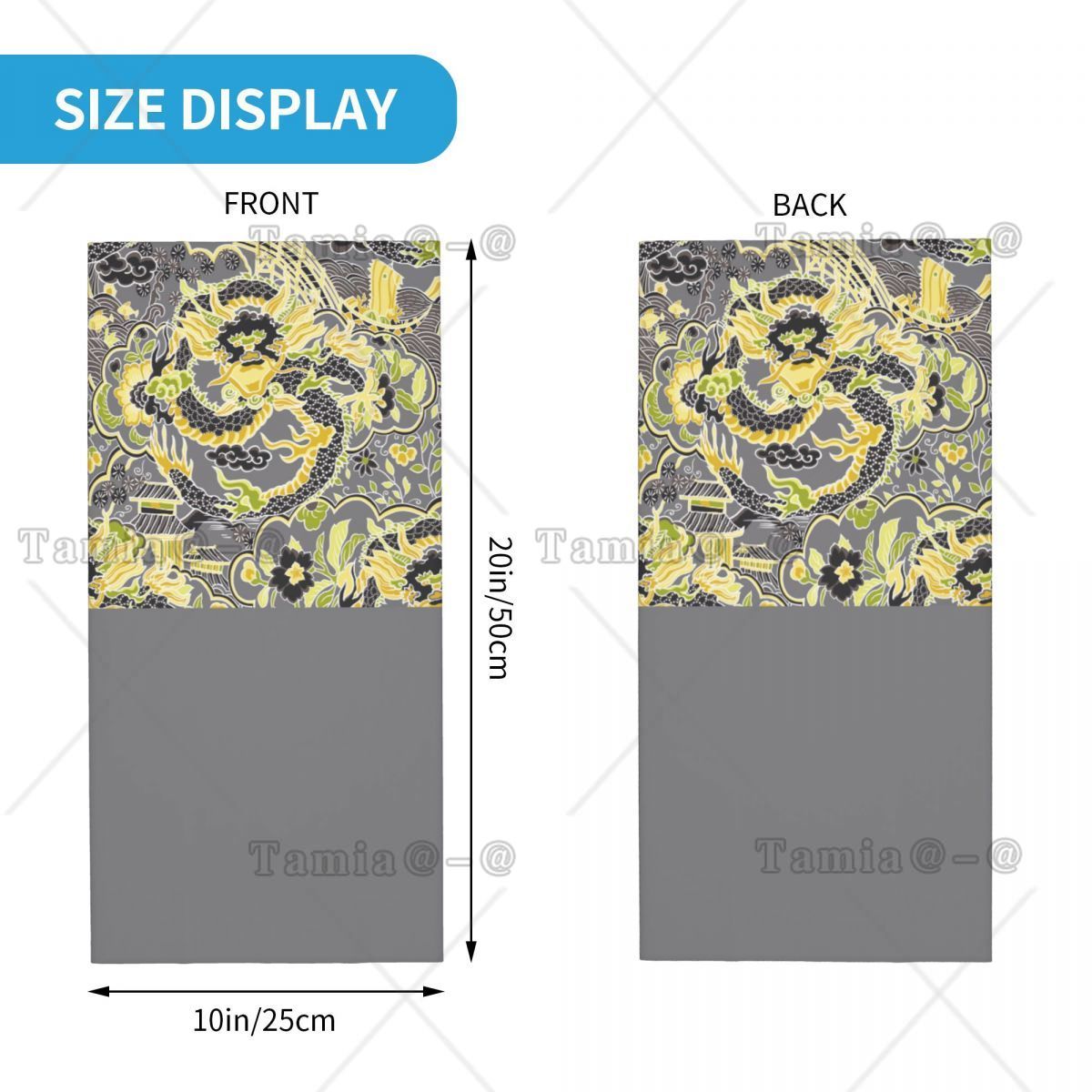 Custom Antique Chinoiserie Imp - Neck Warmer Tube ulasan dan harga