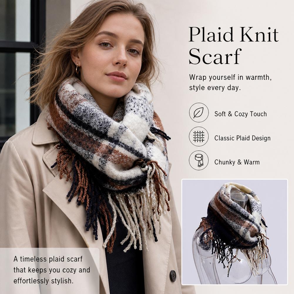 Thickened Scarf Soft Tassel Sh - Pashmina Wrap Large ulasan dan harga