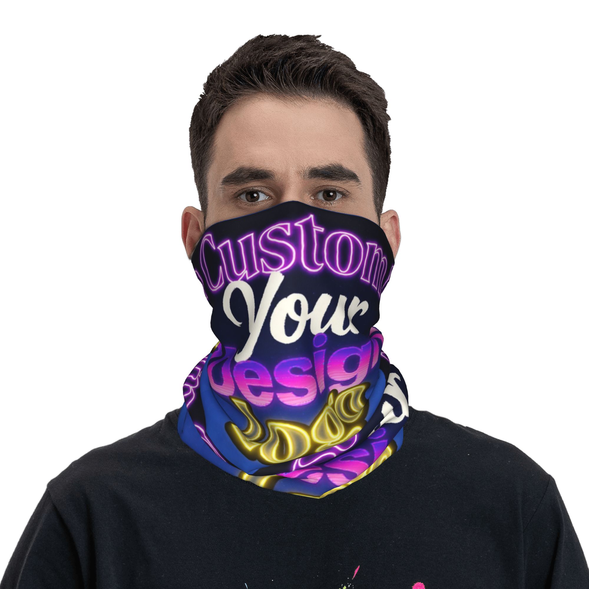 Custom Custom Your Design Logo - Neck Warmer Tube ulasan dan harga
