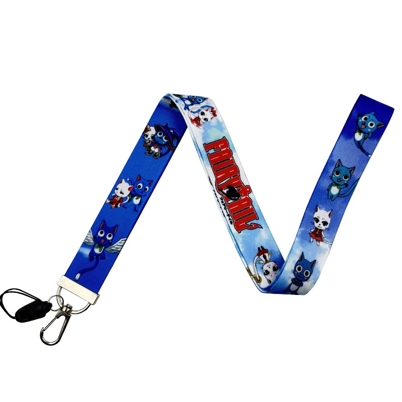 5pcs Fairy Tail Anime Peripher - Lanyard Badge Holder ulasan dan harga