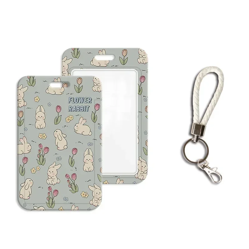 Sweet Bunny Photocard Holder w - Lanyard Badge Holder ulasan dan harga