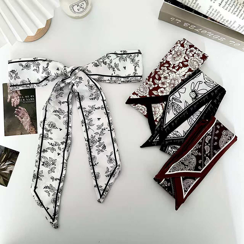 Luxury Fashion Woman Skinny Si - Ascot Neck Scarf ulasan dan harga